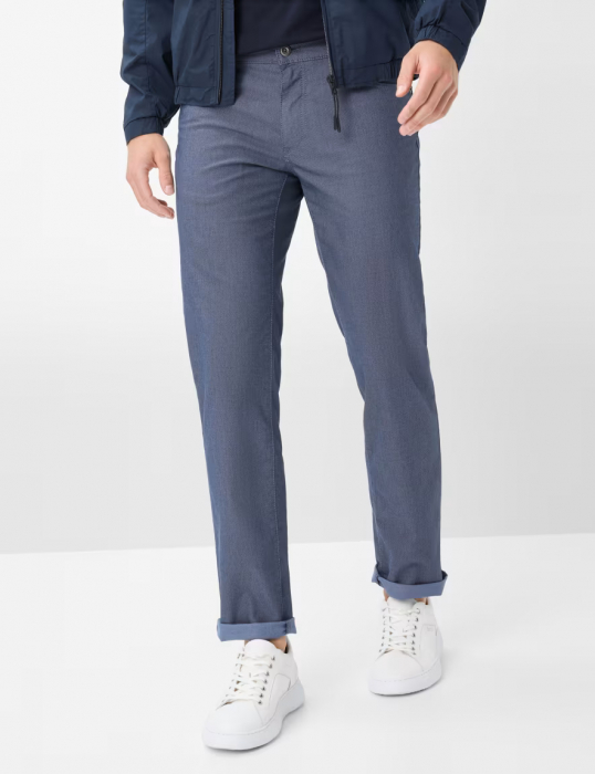 Pantaloni 5pkt barbati BRAX CADIZ TWO TONES Straight bleumarin [4]