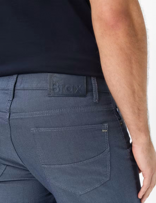 Pantaloni 5pkt barbati BRAX CADIZ TWO TONES Straight bleumarin [7]