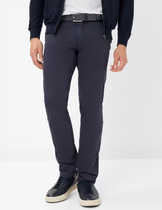 Pantaloni 5 buzunare bumbac barbati BRAX CHUCK Marathon Modern Fit bleumarin [3]