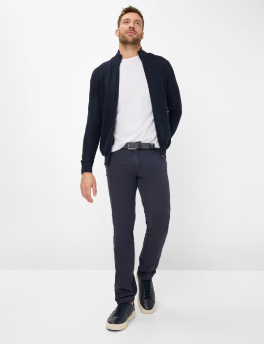Pantaloni 5 buzunare bumbac barbati BRAX CHUCK Marathon Modern Fit bleumarin [6]