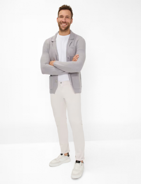 Pantaloni 5 buzunare bumbac barbati BRAX CHUCK Marathon Modern Fit bej [6]