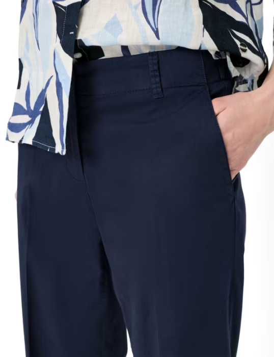 Pantaloni culotte bumbac/lyocell femei BRAX MAINE S bleumarin [6]
