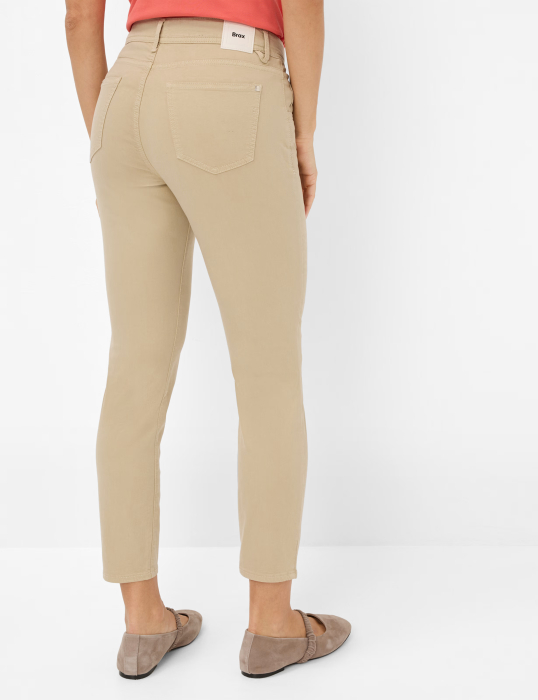 Pantaloni 5 buzunare bumbac/lyocell BRAX SHAKIRA S skinny bej [4]