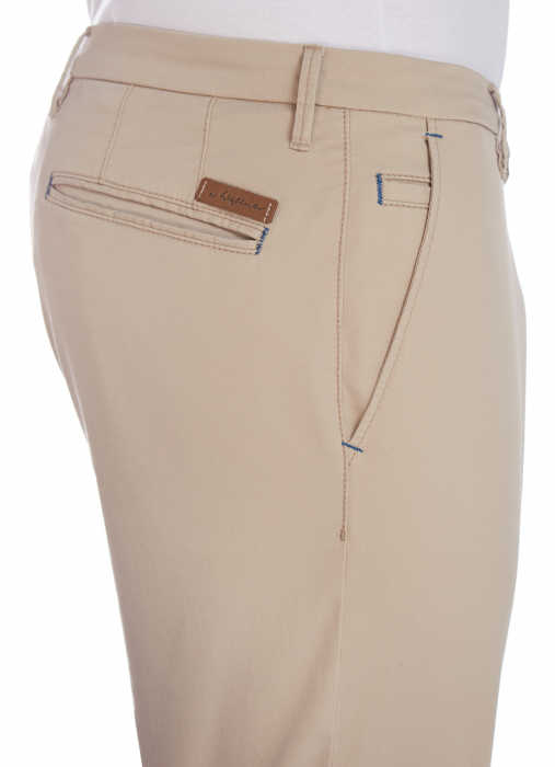 Pantaloni bumbac barbati W. WEGENER Slim Reno-5501 bej [3]