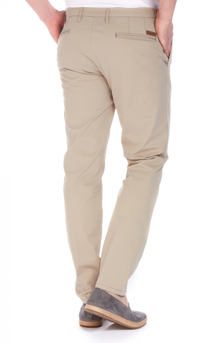 Pantaloni bumbac barbati W. WEGENER Slim Reno-5501 bej [2]