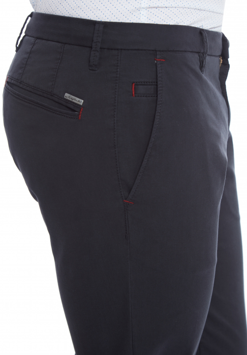 Pantaloni bumbac barbati W. WEGENER Slim Reno-5501 bleumarin [3]