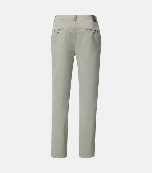 Pantaloni chino subtiri bumbac barbati CASA MODA verde deschis [2]