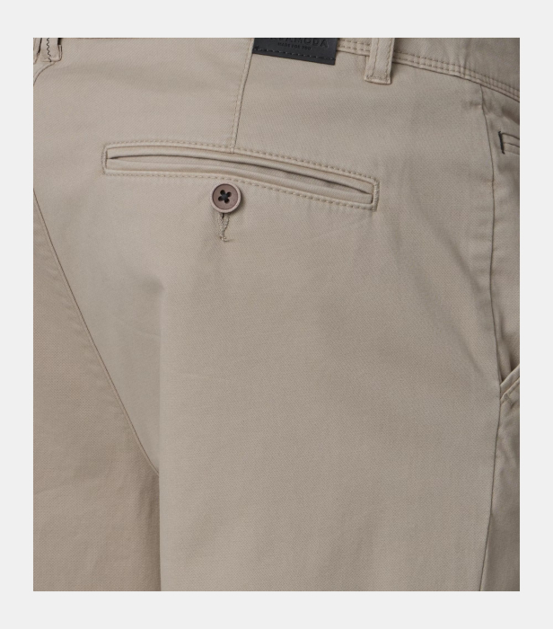 Pantaloni chino subtiri bumbac barbati CASA MODA bej [3]