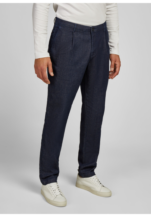 Pantaloni denim chino barbati HECHTER bleumarin [8]