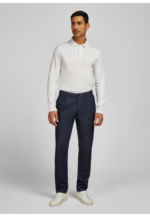 Pantaloni denim chino barbati HECHTER bleumarin [5]