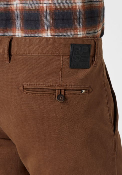 Pantaloni chino barbati REDPOINT Jasper maro [7]