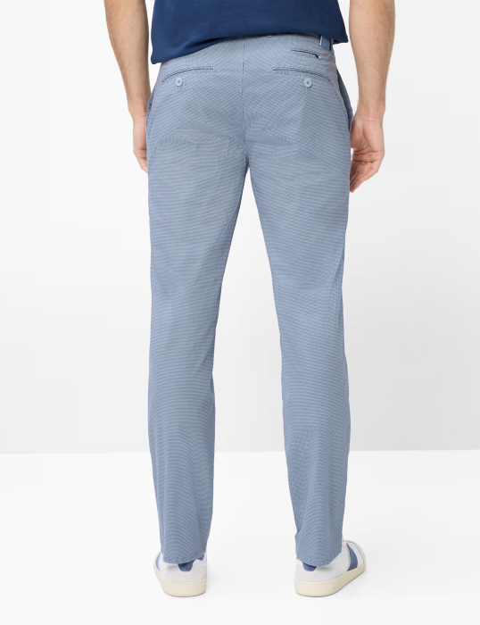 Pantaloni chino bumbac barbati BRAX FABIO albastru [5]