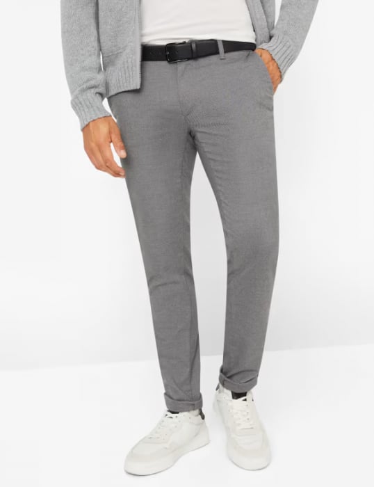 Pantaloni chino bumbac barbati BRAX FABIO 851828-07883520-06 gri [3]