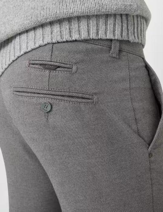 Pantaloni chino bumbac barbati BRAX FABIO 851828-07883520-06 gri [5]