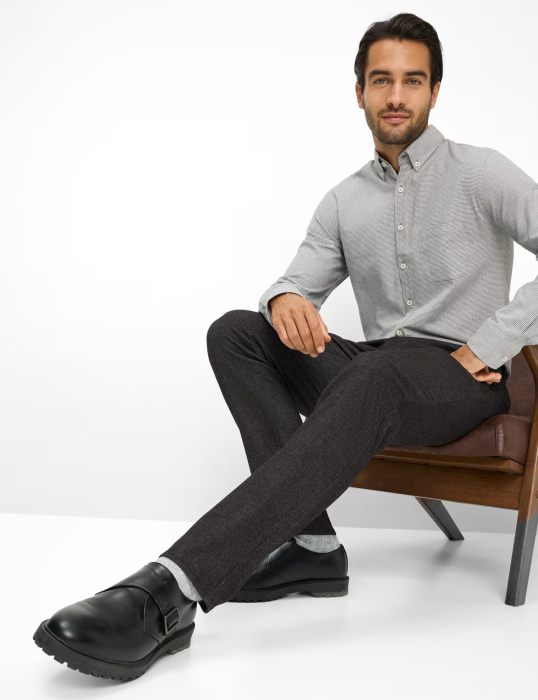 Pantaloni chino barbati BRAX FABIO DX Woolook Flex 873228-7881520 antracit [6]