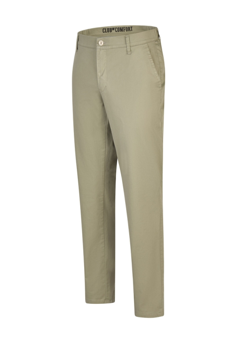 Pantaloni bumbac chino barbati CLUB of COMFORT Foxx 8170 kaki [3]