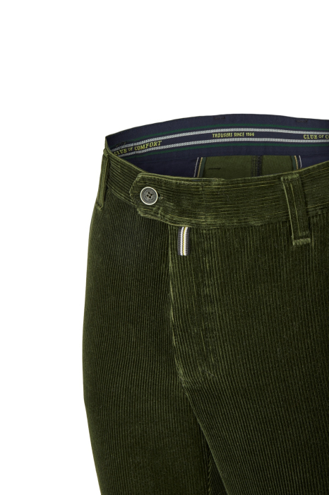 Pantaloni chino velur premium barbati CLUB of COMFORT Garvey 5006 verde [4]