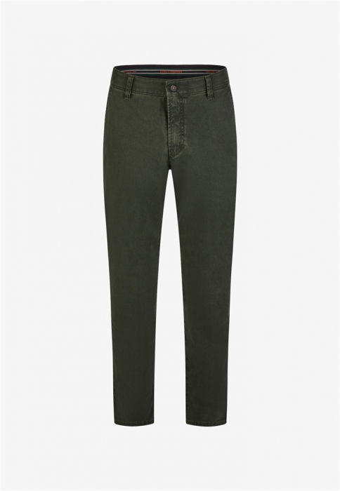 Pantaloni bumbac chino barbati CLUB of COMFORT Garvey 6421 verde [1]