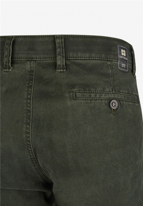 Pantaloni bumbac chino barbati CLUB of COMFORT Garvey 6421 verde [3]