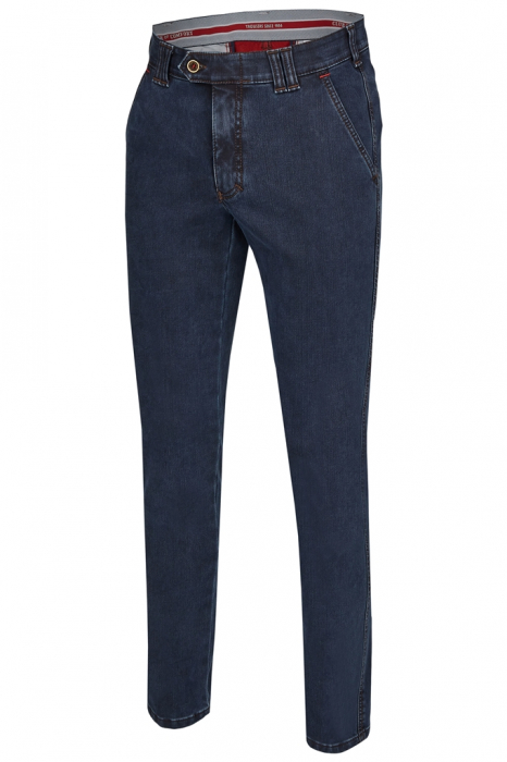 Pantaloni chino barbati CLUB of COMFORT Garvey 6822 bleumarin [2]