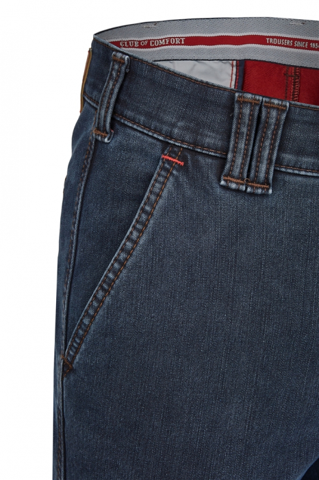 Pantaloni chino barbati CLUB of COMFORT Garvey 6822 bleumarin [5]