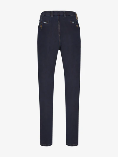 Pantaloni chino barbati CLUB of COMFORT Garvey 7054 bleumarin [3]