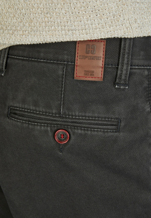 Pantaloni termici bumbac chino barbati CLUB of COMFORT Garvey Thermolite 7824 gri [5]