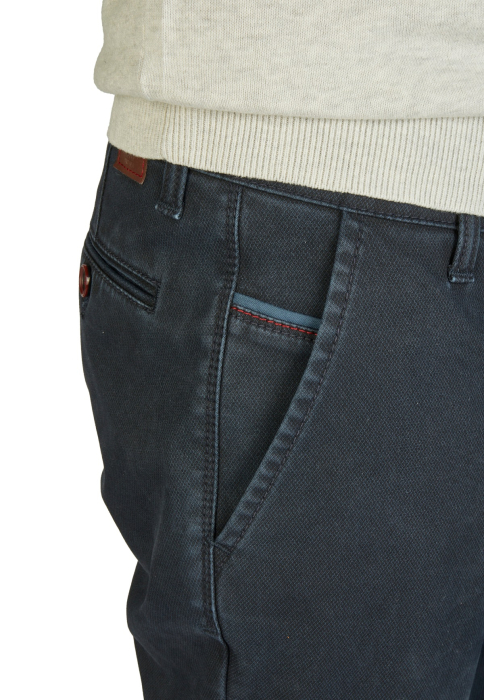 Pantaloni termici bumbac chino barbati CLUB of COMFORT Garvey Thermolite 7824 bleumarin [3]
