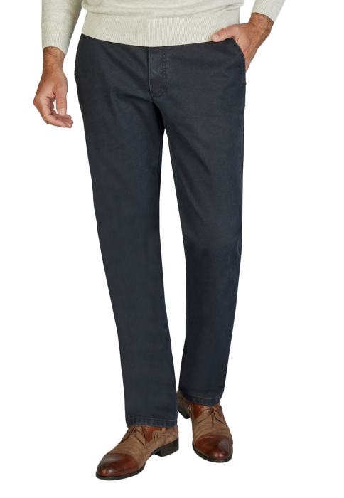 Pantaloni termici bumbac chino barbati CLUB of COMFORT Garvey Thermolite 7824 bleumarin [7]