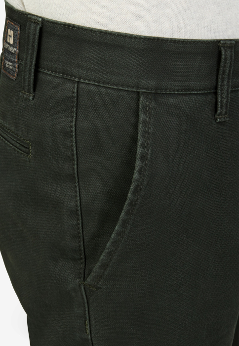 Pantaloni termici bumbac chino barbati CLUB of COMFORT Garvey Thermolite 8025 verde [3]