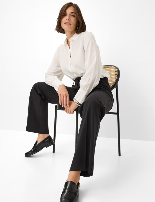 Pantaloni palazzo femei BRAX MAINE negru [6]