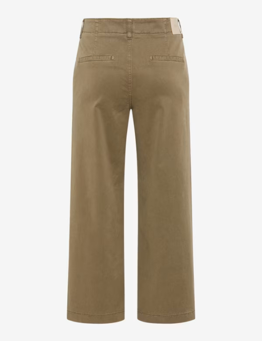 Pantaloni culotte lyocell/bumbac femei BRAX MAINE S bej [2]