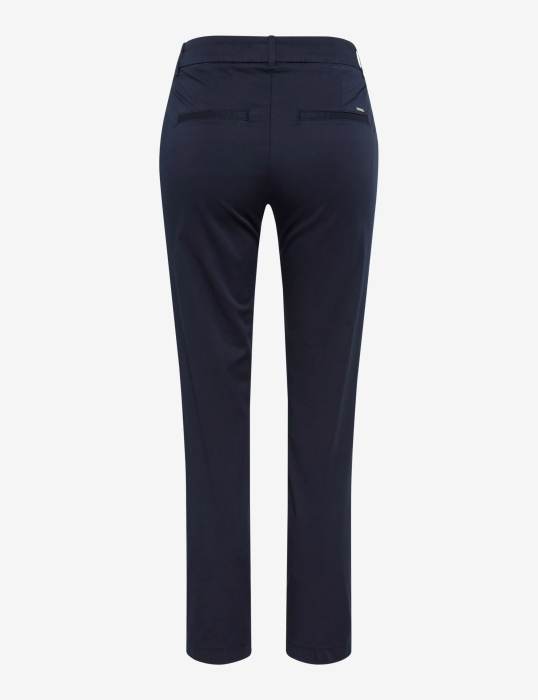 Pantaloni subtiri bumbac/lyocell chino 7/8 femei BRAX MARON S bleumarin [7]