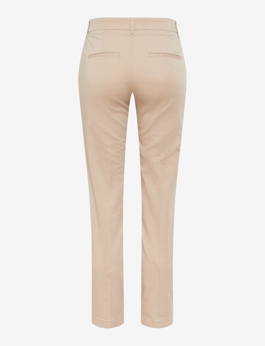 Pantaloni subtiri bumbac/lyocell chino 7/8 femei BRAX MARON S bej [5]