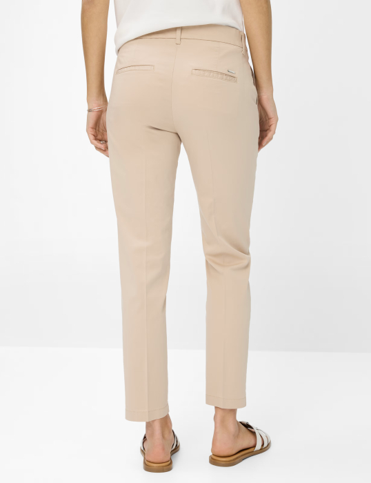 Pantaloni subtiri bumbac/lyocell chino 7/8 femei BRAX MARON S bej [3]