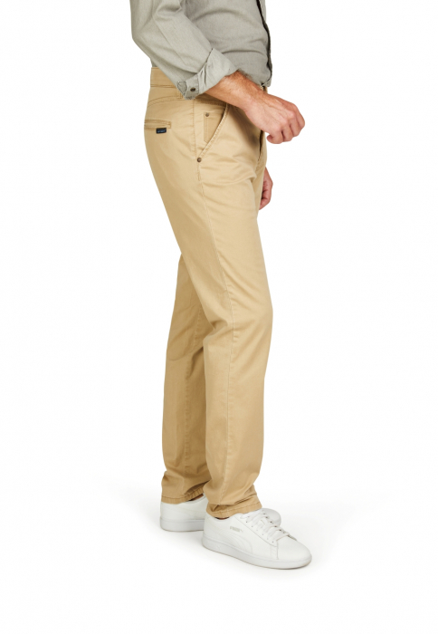 Pantaloni subtiri chino bumbac barbati CLUB of COMFORT Phil 7708 camel [5]