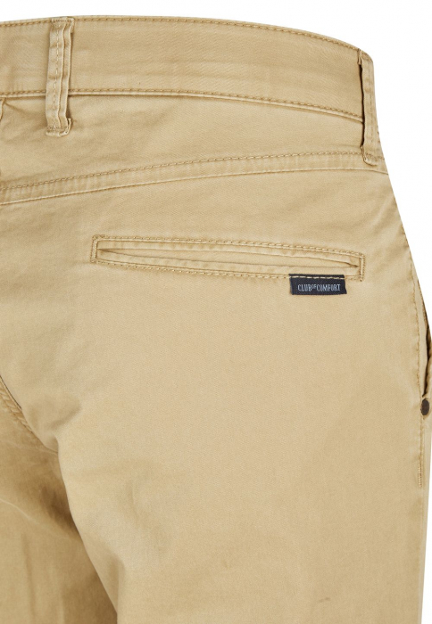 Pantaloni subtiri chino bumbac barbati CLUB of COMFORT Phil 7708 camel [7]