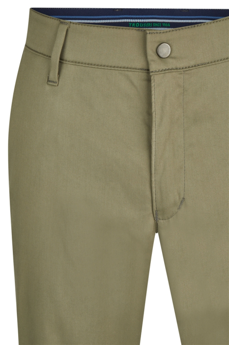 Pantaloni chino barbati CLUB of COMFORT Rob 8130 kaki [4]