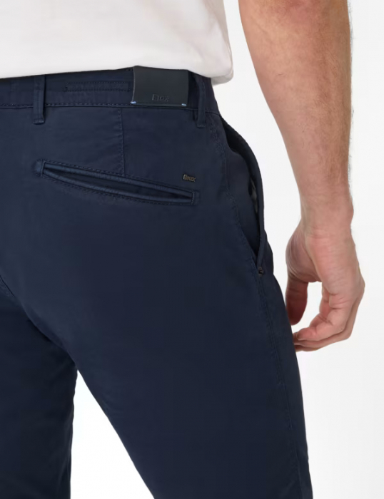 Pantaloni chino bumbac barbati BRAX SILVIO Slim Fit bleumarin [5]