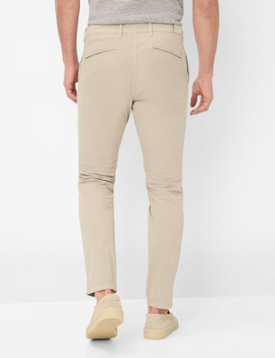 Pantaloni chino bumbac barbati BRAX SILVIO Slim Fit bej [4]