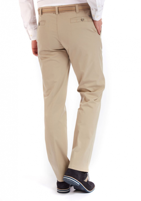 Pantaloni Comfort bumbac barbati MEYER Monza-5401 bej [2]