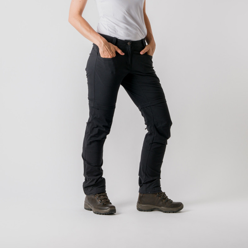 Pantaloni 2in1 femei NORTHFINDER PEARL antracit [6]