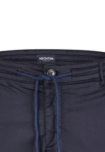 Pantaloni jogger chino bumbac/satin barbati HECHTER bleumarin [3]