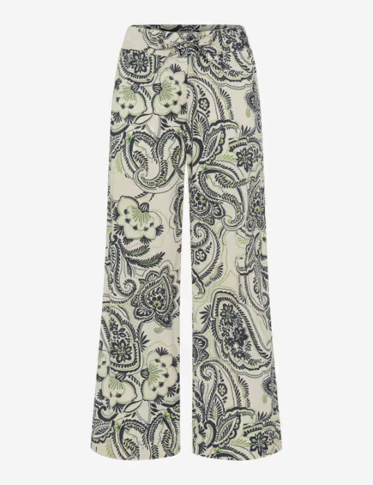 Pantaloni culotte femei BRAX MAINE S verde paisley [7]