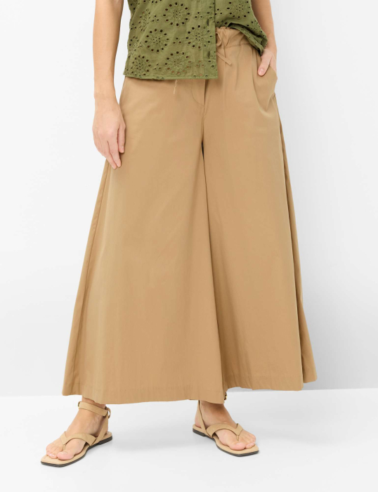Pantaloni culotte evazati femei BRAX MAJA S bej [4]