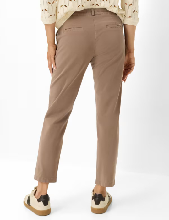 Pantaloni bumbac/lyocell femei BRAX MARON S maro deschis [3]