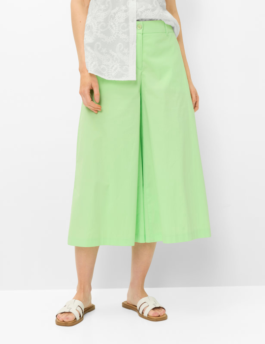 Pantaloni culotte largi femei BRAX MELII S verde deschis [2]