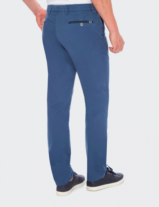 Pantaloni Modern barbati MEYER Bonn-5420 albastru [3]