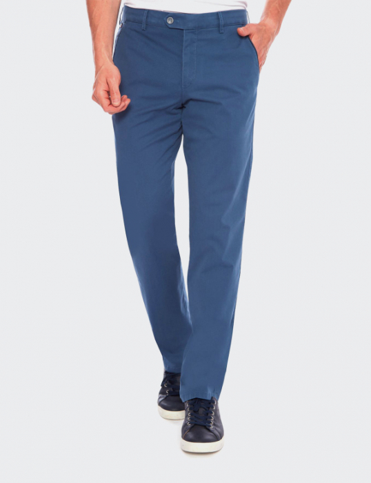 Pantaloni Modern barbati MEYER Bonn-5420 albastru [1]