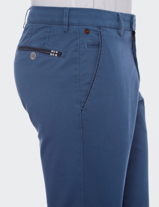 Pantaloni Modern barbati MEYER Bonn-5420 albastru [2]